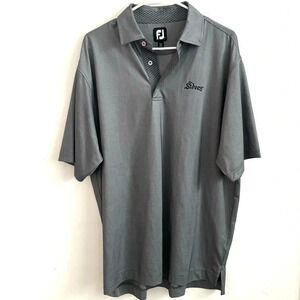 footjoy Stlves Golf polo gray shirt L